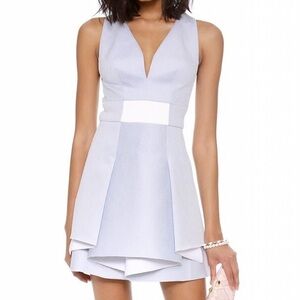 Robert Rodriguez Bonded Neo Flounce Dress Size 8